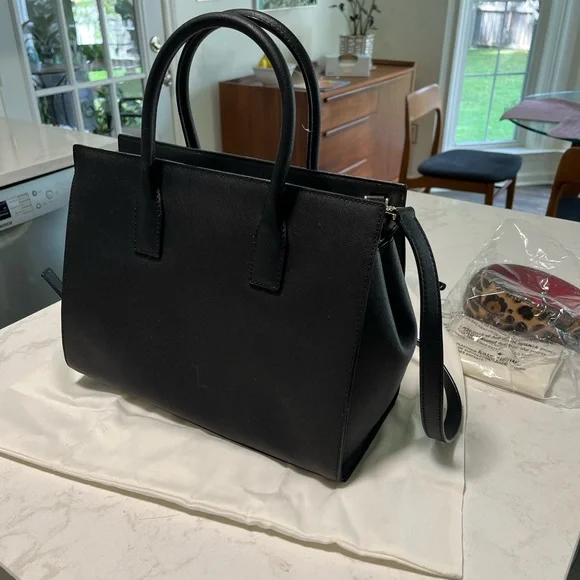 Kate Spade Black Satchel with Embellishments - Picture 7 of 8